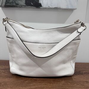 Kate Spade White Leather Shoulder Bag / Crossbody